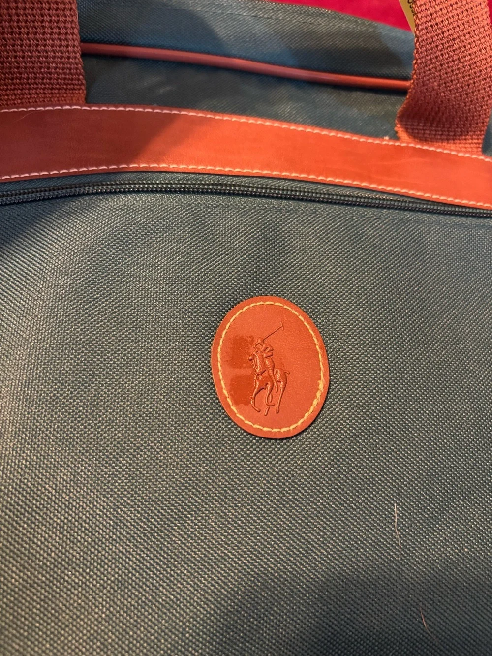 VINTAGE POLO RALPH LAUREN BRIEFCASE TRAVEL BAG NWT